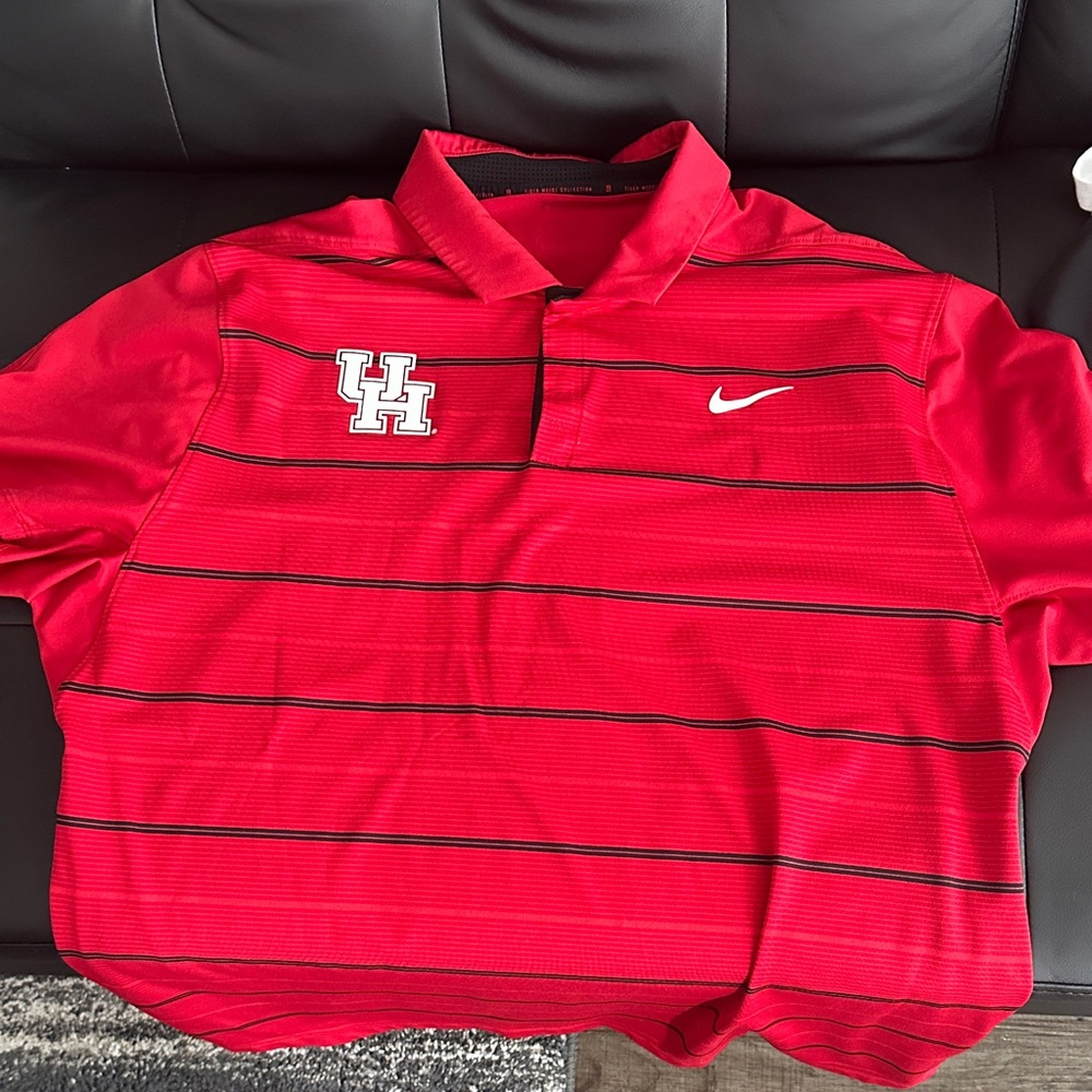 Nike Red Polo with Black Accents